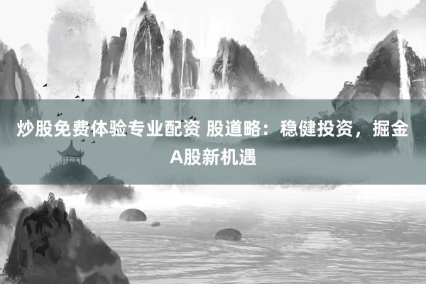 炒股免费体验专业配资 股道略：稳健投资，掘金A股新机遇