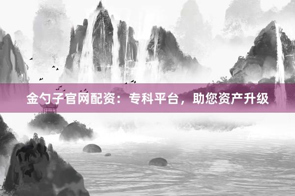 金勺子官网配资：专科平台，助您资产升级